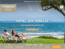 Tablet Screenshot of hotelterraza.com
